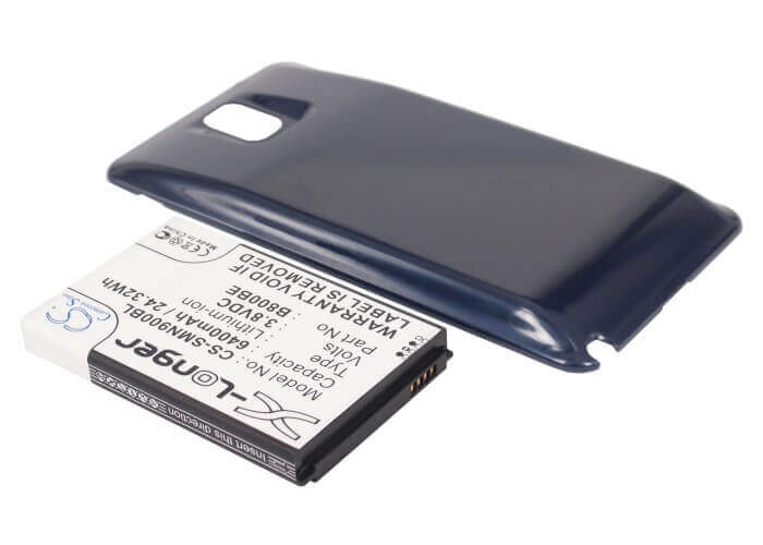 3,8V, Li-ion, 6400mAh, batterie pour smartphone compatible avec Samsung, (Bleu), B800bc, Galaxy Note 3, Galaxy Note Iii, 24,32Wh Mobile, Smartphone Cameron Sino Technology Limited (Smartphone)