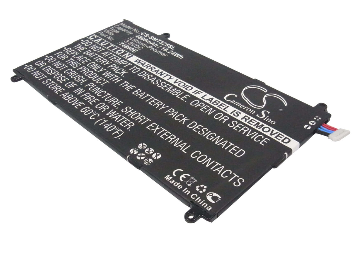 3.8V, Li-Polymer, 4800mAh, Tablet battery fits Samsung, T4800e, Galaxy Tabpro 8.4, Galaxy Tabpro 8.4 Lte-a, 18.24Wh Tablet Cameron Sino Technology Limited