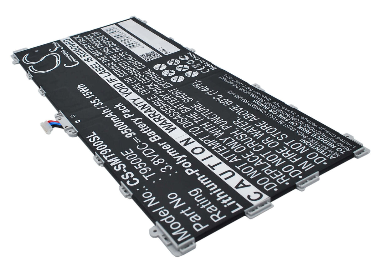 3.8V, Li-Polymer, 9500mAh, Tablet battery fits Samsung, T9500e, Galaxy Tabpro 12.2, Galaxy Tabpro 12.2 Lte-a 64gb, 36.10Wh Tablet Cameron Sino Technology Limited