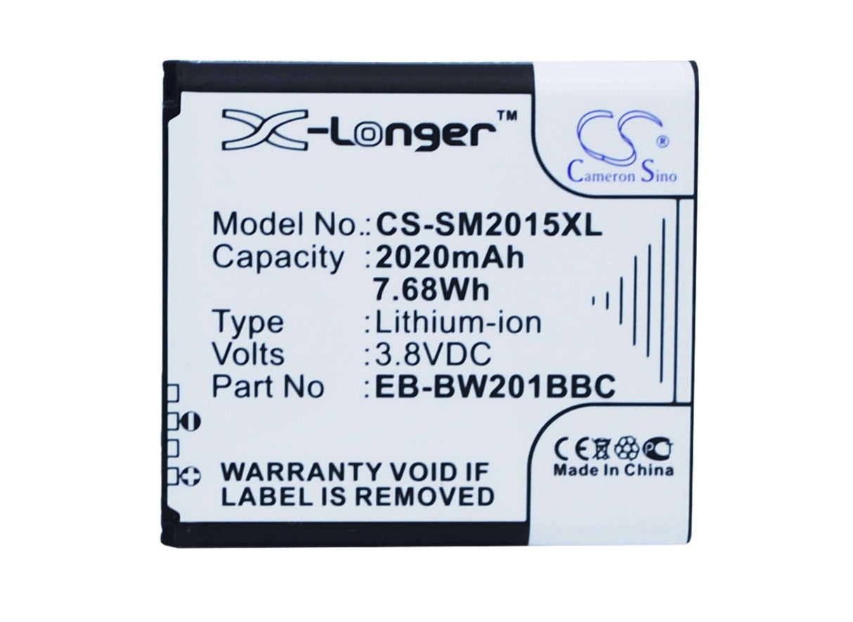 3,8V, Li-ion, 2020mAh, Batterie de smartphone compatible Samsung, Eb-bw201bbc, Galaxy Golden 2, Galaxy Golden Ii, 7,68Wh Mobile, Smartphone Cameron Sino Technology Limited (Smartphone)