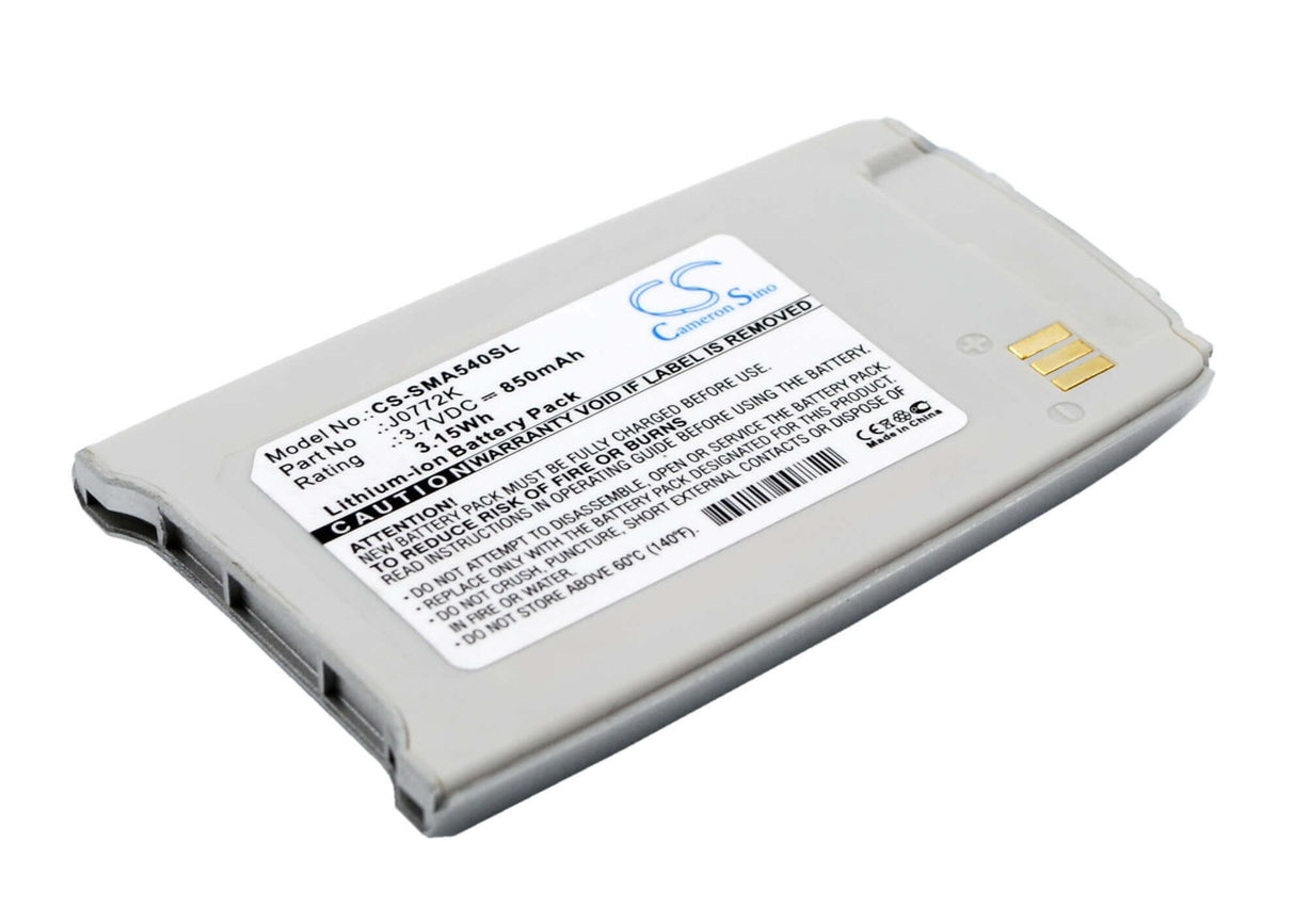 3.7V, Li-ion, 850mAh, SmartPhone battery fits Samsung, Bat-sama540, Sph-a540, 3.15Wh Mobile, SmartPhone Cameron Sino Technology Limited (Suspended)