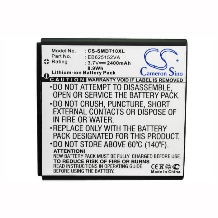Battery For Samsung Sph-d710 3.7v, 2400mah - 8.88wh Batteries for Electronics Cameron Sino Technology Limited (Suspended)