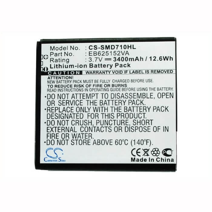 Battery For Samsung Sph-d710 3.7v, 3400mah - 12.58wh Batteries for Electronics Cameron Sino Technology Limited (Suspended)