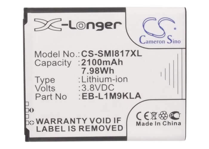 3.8V, Li-ion, 2100mAh, batterie de smartphone compatible avec Samsung, Eb-l1m9kla, Ativ S Neo, Cronus Lte, 7.98Wh Mobile, SmartPhone Cameron Sino Technology Limited (Suspendu)