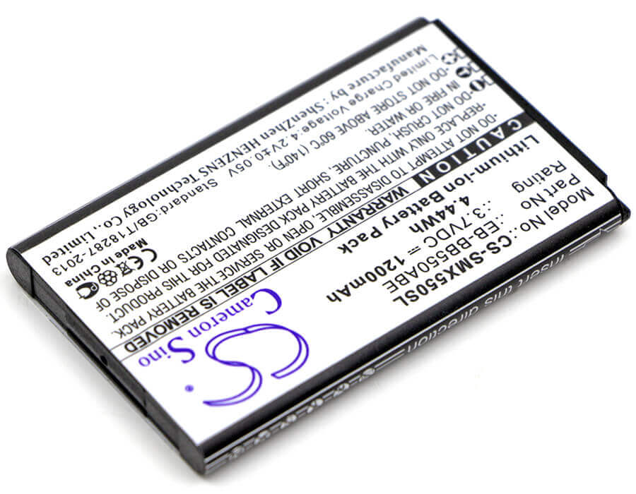 3.7V, Li-ion, 1200mAh, SmartPhone battery fits Samsung, Eb-bb550abe, Sm-b550, Sm-b550h, 4.44Wh Mobile, SmartPhone Cameron Sino Technology Limited (Smartphone)