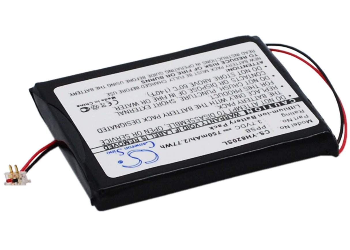 3.7V, Li-ion, 750mAh, Media Player battery fits Samsung, Ppsb, Yeep Yh-820, Yeep Yh-820s, 2.78Wh Media Player Cameron Sino Technology Limited