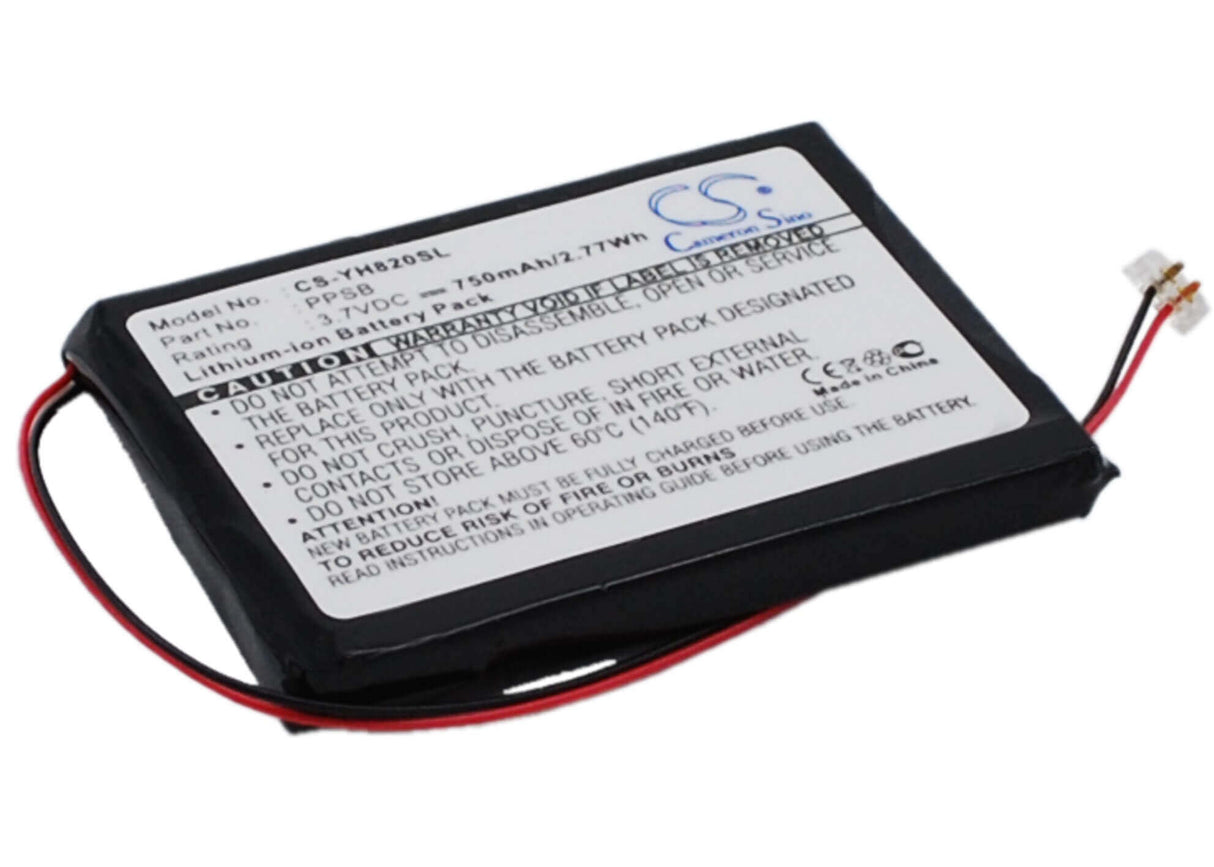 3.7V, Li-ion, 750mAh, Media Player battery fits Samsung, Ppsb, Yeep Yh-820, Yeep Yh-820s, 2.78Wh Media Player Cameron Sino Technology Limited