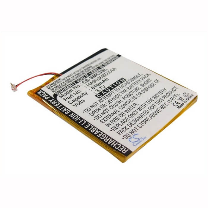 3.7V, Li-Polymer, 810mAh, Media Player battery fits Samsung, Ha9036bdxaa, Yp-cp3, Yp-cp3ab/xsh (4g), 3Wh Media Player Cameron Sino Technology Limited
