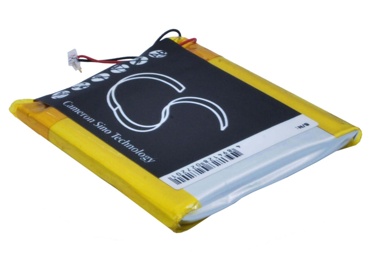 3.7V, Li-Polymer, 580mAh, Media Player battery fits Samsung, B32820, Yp-s3aw, Yp-s3aw/xsh, 2.15Wh Media Player Cameron Sino Technology Limited (Suspended)