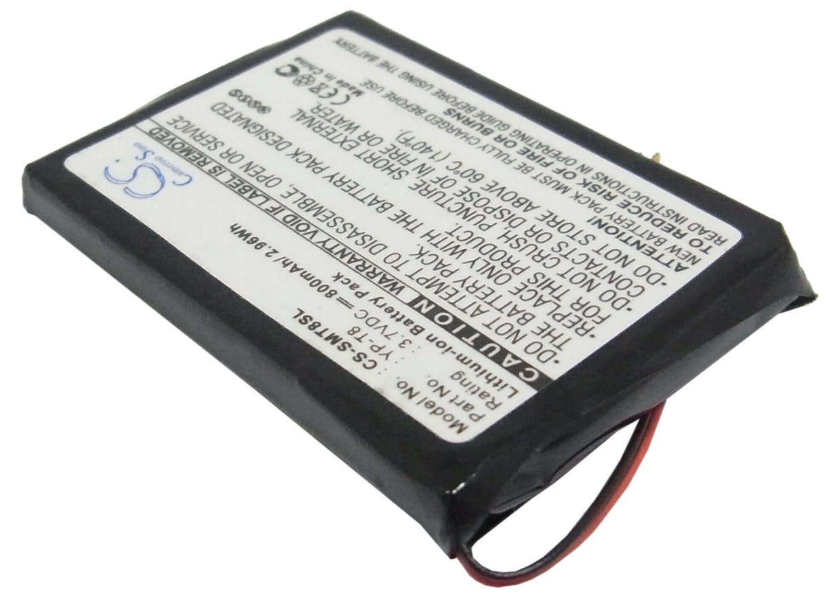 3.7V, Li-ion, 800mAh, Media Player battery fits Samsung, Yp-t8, Yp-t8, 2.96Wh Media Player Cameron Sino Technology Limited