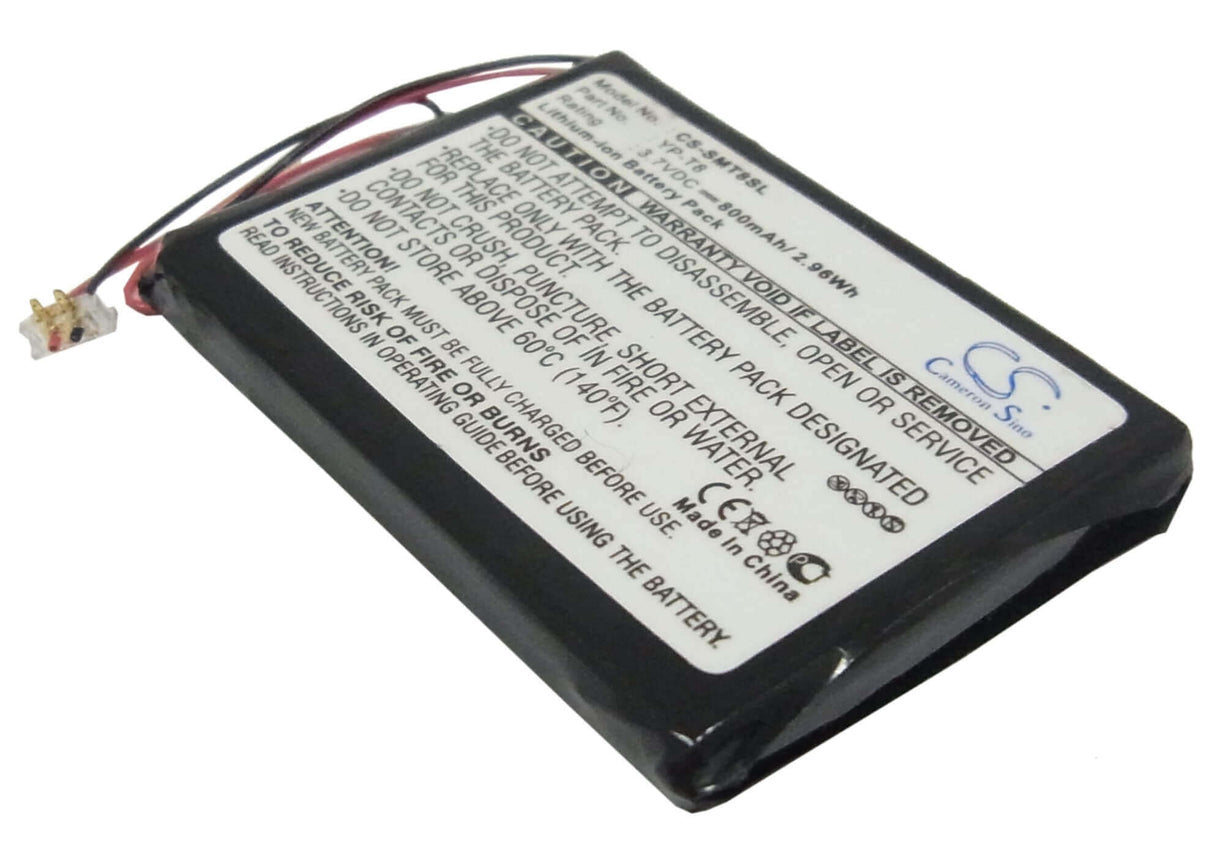 3.7V, Li-ion, 800mAh, Media Player battery fits Samsung, Yp-t8, Yp-t8, 2.96Wh Media Player Cameron Sino Technology Limited