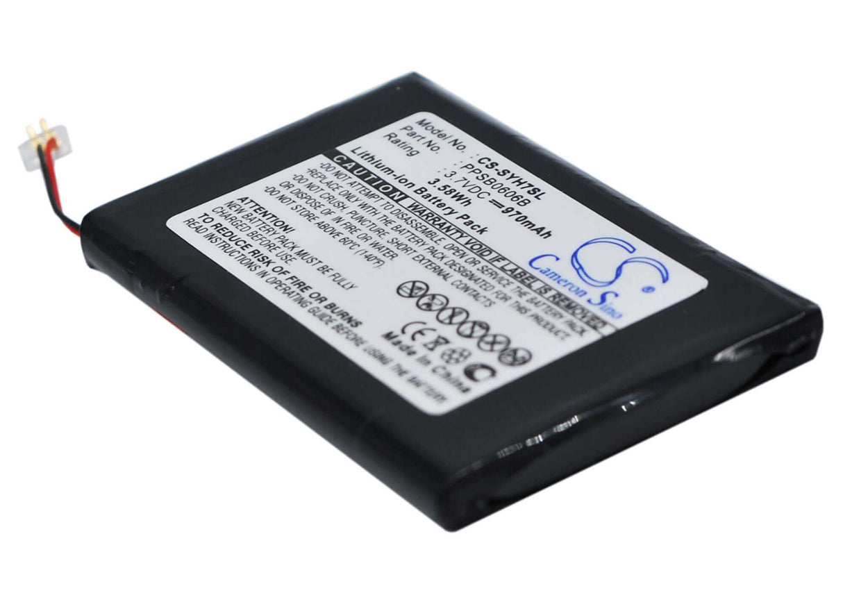 3.7V, Li-ion, 970mAh, Media Player battery fits Samsung, Ppsb0606b, Yp-yh7, 3.59Wh Media Player Cameron Sino Technology Limited