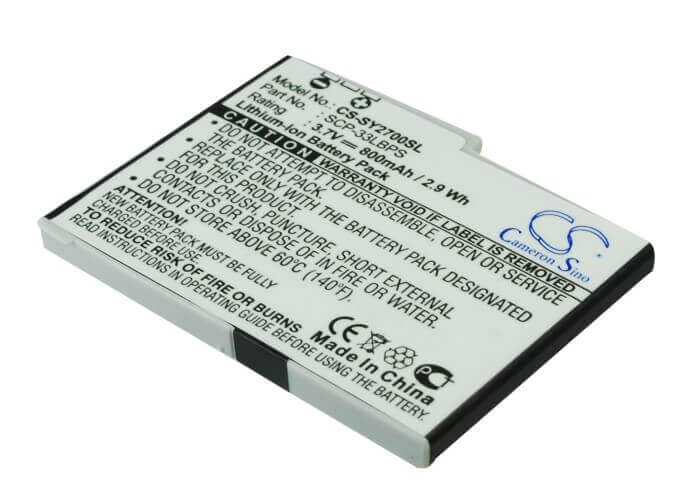 Battery For Sanyo Juno, Scp-2700, Loft, Scp-2700, Scp-3820 3.7v, 800mah - 2.96wh Batteries for Electronics Cameron Sino Technology Limited (Suspended)