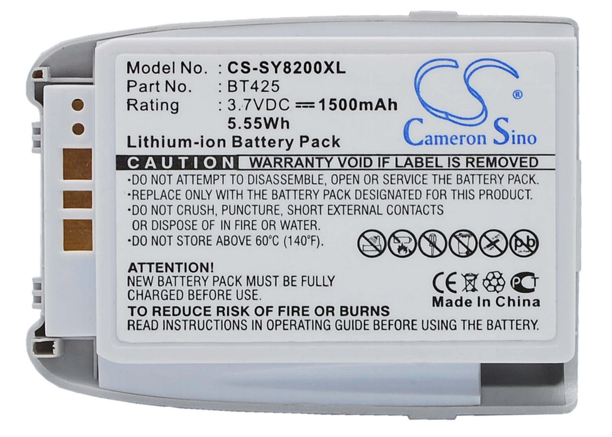 Battery For Sanyo Pm8200, Pm-8200, Scp8200 3.7v, 1500mah - 5.55wh Batteries for Electronics Cameron Sino Technology Limited (Suspended)