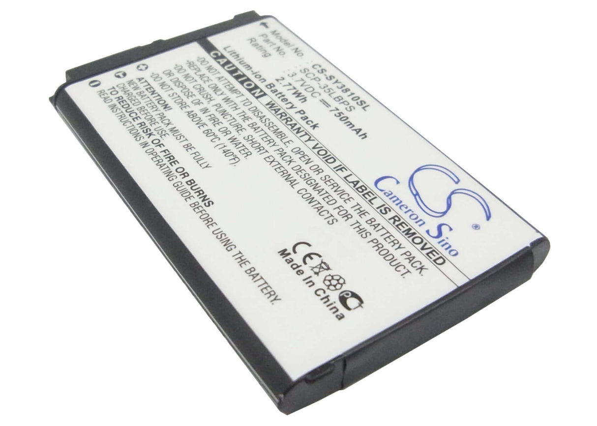 Battery For Sanyo Scp-3810 3.7v, 750mah - 2.78wh Batteries for Electronics Cameron Sino Technology Limited (Suspended)