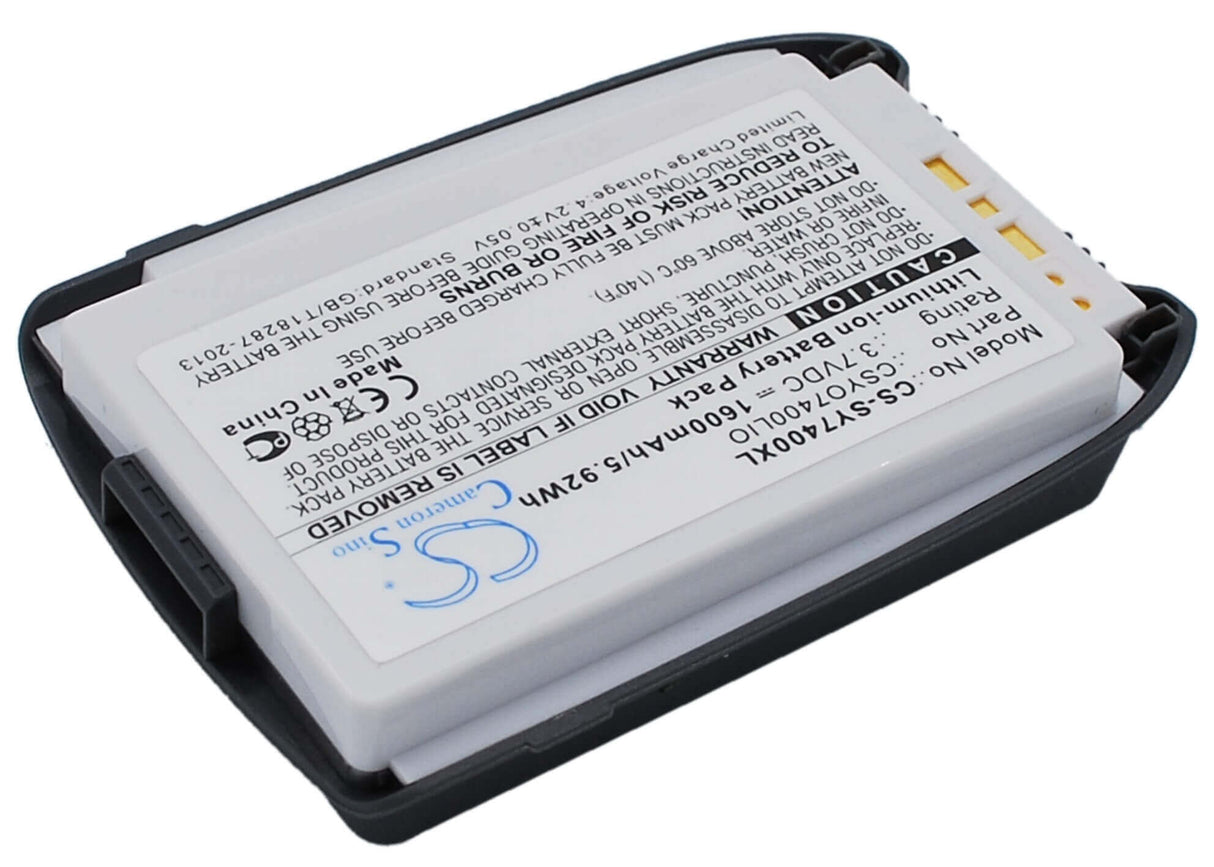 3.7V, Li-ion, 1600mAh, batterie de smartphone compatible avec Sanyo, Csyo7400lio, Mm7400, Mm-7400, 5.92Wh Mobile, Smartphone Cameron Sino Technology Limited (Smartphone)