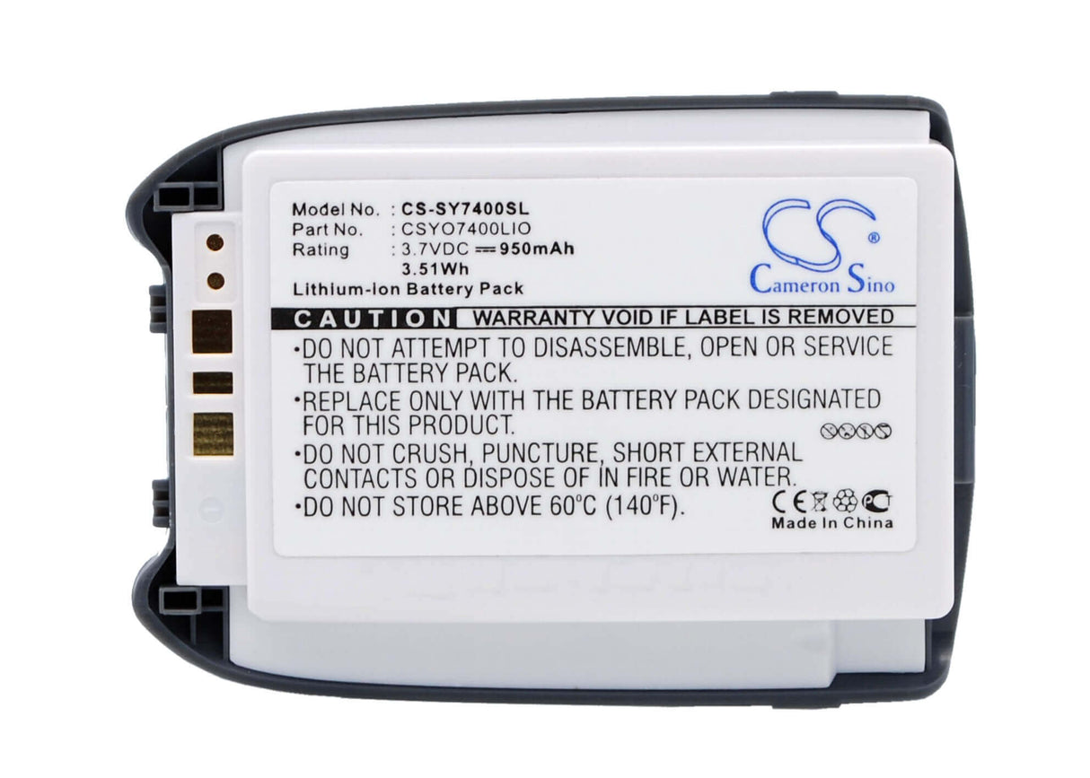 Battery For Sanyo Scp-7400, Mm7400, Mm-7400 3.7v, 950mah - 3.52wh Batteries for Electronics Cameron Sino Technology Limited (Suspended)