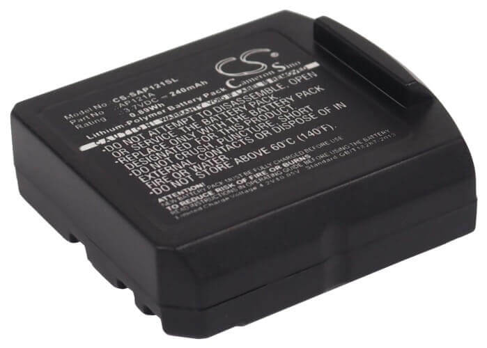 3.7V, Li-Polymer, 240mAh, Headset battery fits Sarabec, Ap121a, Infralight Swing, Swing Digital, 0.89Wh Wireless Headset Cameron Sino Technology Limited (Suspended)