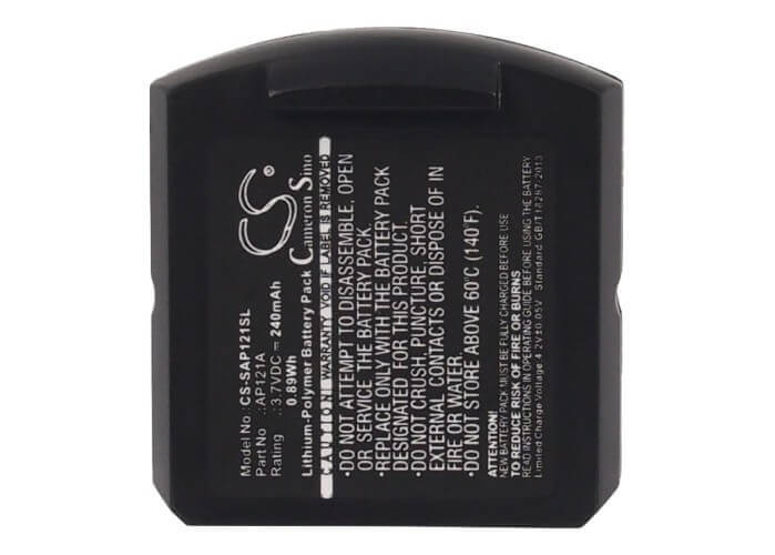3.7V, Li-Polymer, 240mAh, Headset battery fits Sarabec, Ap121a, Infralight Swing, Swing Digital, 0.89Wh Wireless Headset Cameron Sino Technology Limited (Suspended)