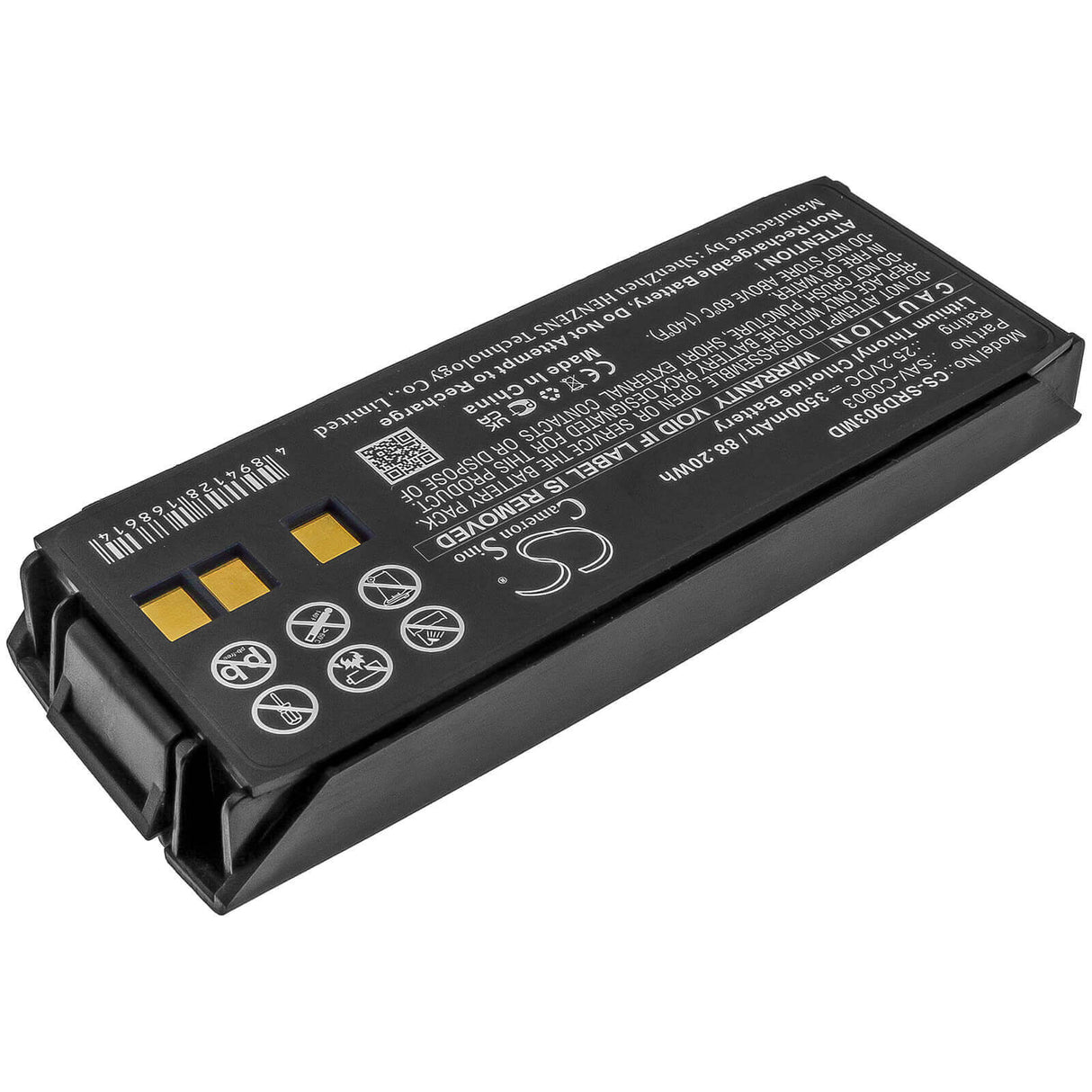 25.2V, Li-SOCl2, 3500mAh, Medical battery fits Saverone, Sav-c0903, Automatic, D, 88.20Wh Medical Cameron Sino Technology Limited (Medical)