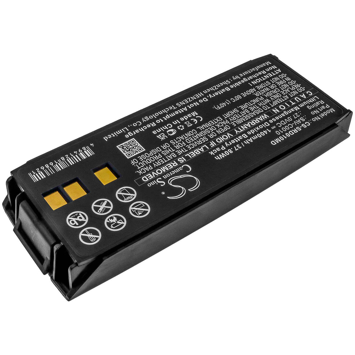 27.0V, Li-MnO2, 1400mAh, Medical battery fits Saverone, Sav-c0010, Automatic, D, 37.80Wh Medical Cameron Sino Technology Limited (Medical)