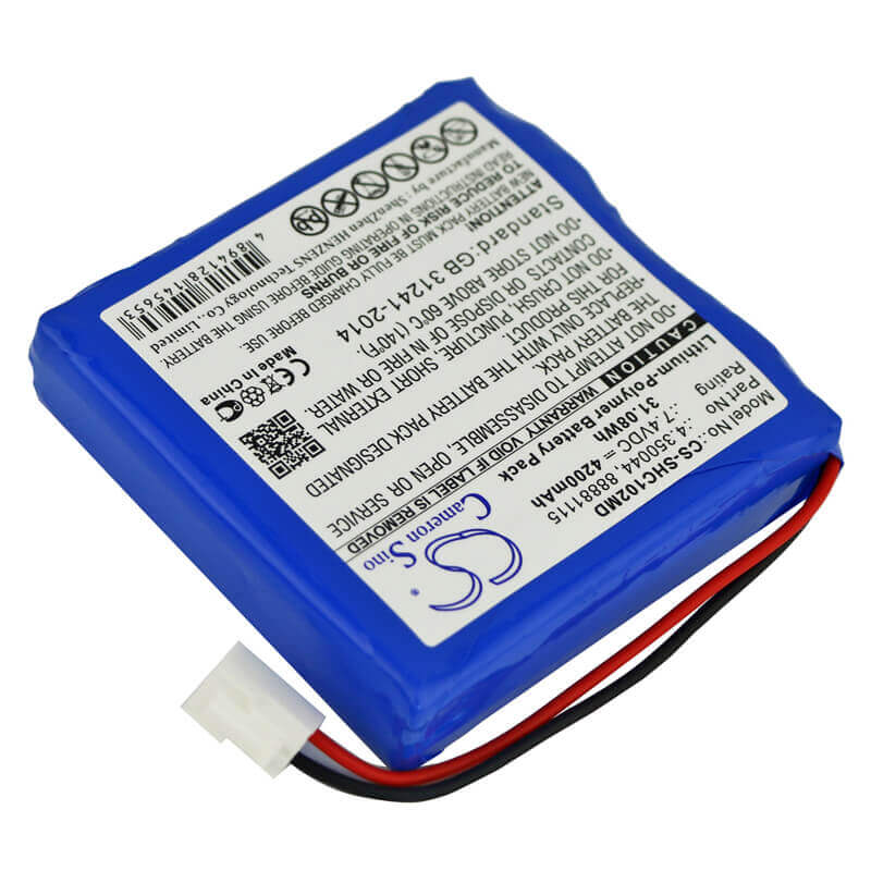 Battery For Schiller, Cardiovit At102+, Ecg At102 + 7.4v, 4200mah - 31.08wh Medical Cameron Sino Technology Limited (Medical)