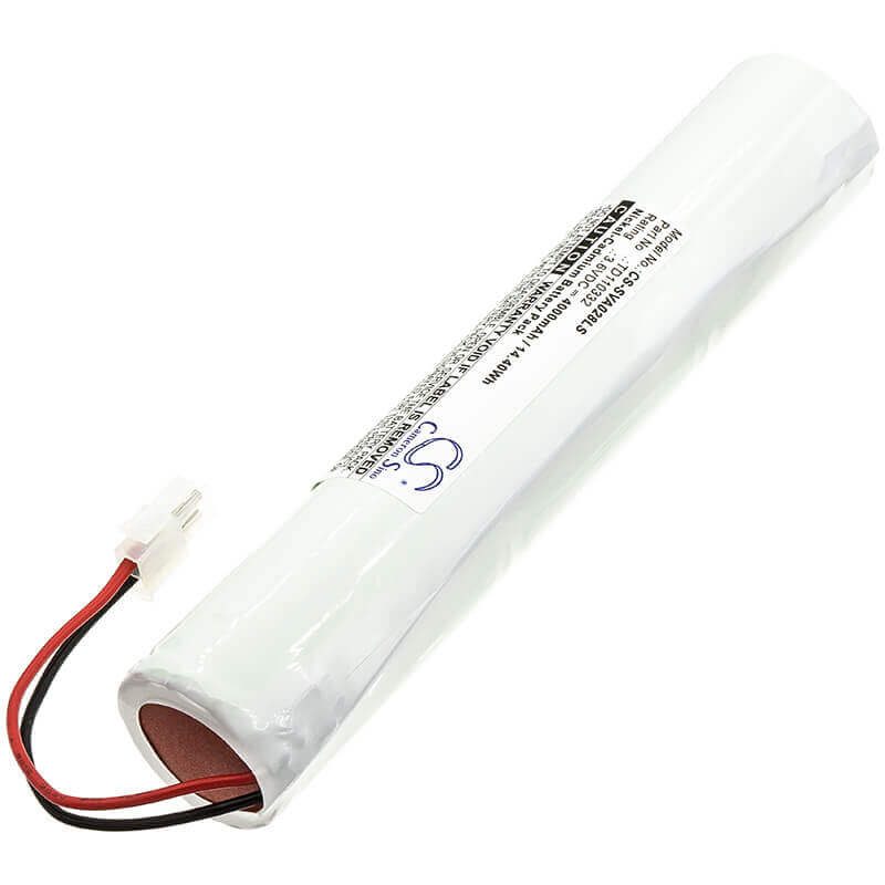 3.6V, Ni-CD, 4000mAh, batterie d'éclairage de secours s'adapte à Schneider, 329056000, Everlux Ferro, Evx Ferro, 14.40Wh Éclairage de secours Cameron Sino Technology Limited