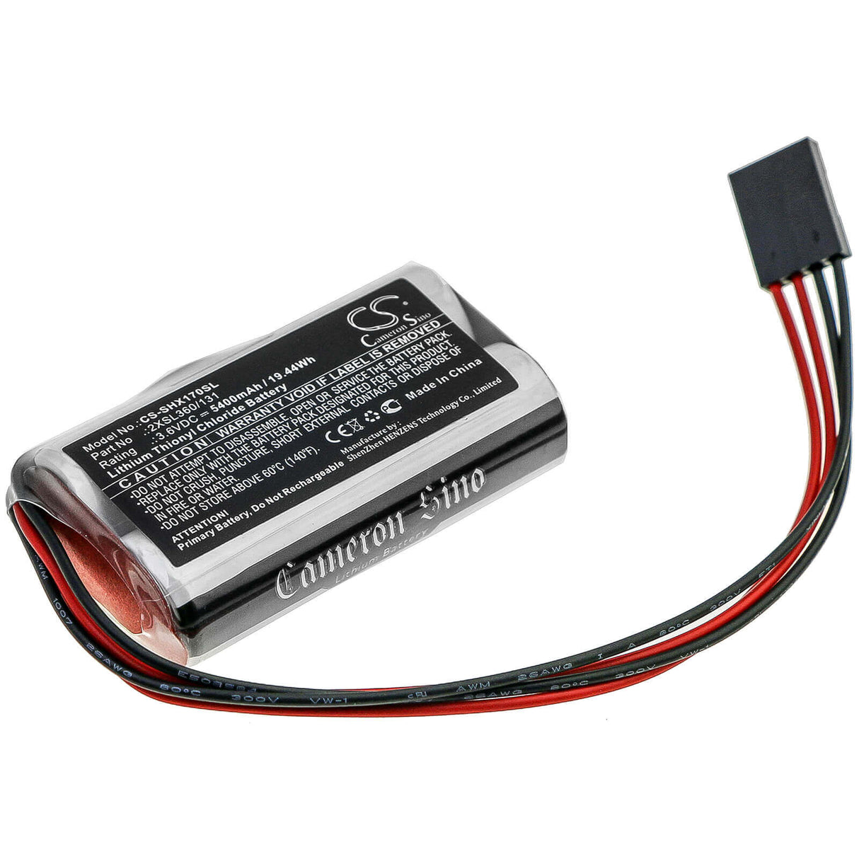 3.6V, Li-SOCl2, 5400mAh, Equipment battery fits Num, Schneider, 2 X Sl360/131, 1020, 1040, 19.44Wh Equipment, Survey, Test Cameron Sino Technology Limited