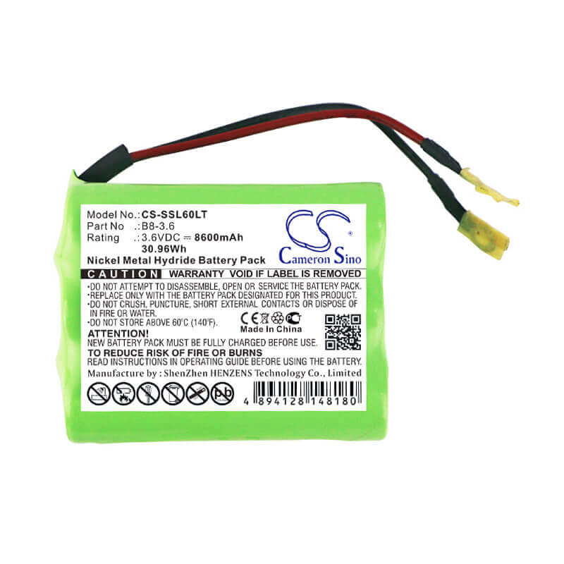 3.6V, Ni-MH, 8600mAh, Solar Marine Light battery fits Sealite, B8-3.6, Sl60, Sl70, 30.96Wh Solar Marine Light Cameron Sino Technology Limited