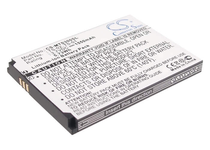 3.7V, Li-ion, 1550mAh, SmartPhone battery fits Seals, Ts-01, Ip68 Water Proof, Ip68 Water&dush Proof, 5.74Wh Mobile, SmartPhone Cameron Sino Technology Limited (Smartphone)