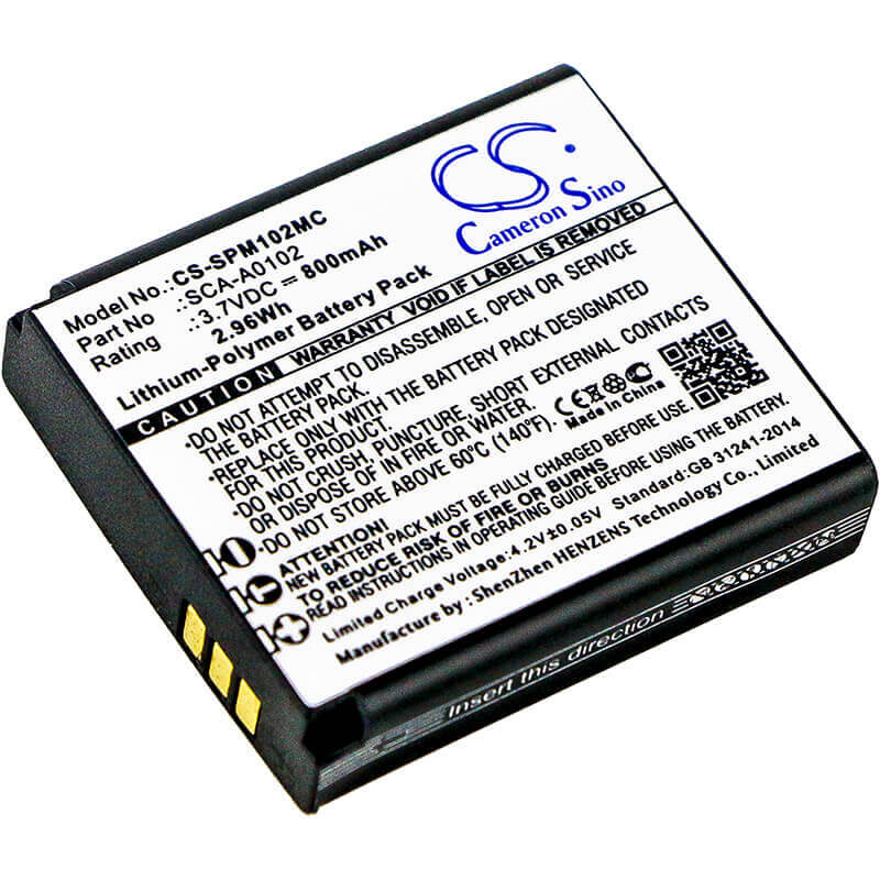 Camera Battery For Sena, Prism Bluetooth Action Camera, Sena Prism, 3.7v, 800mah - 2.96wh Camera Cameron Sino Technology Limited (Suspended)