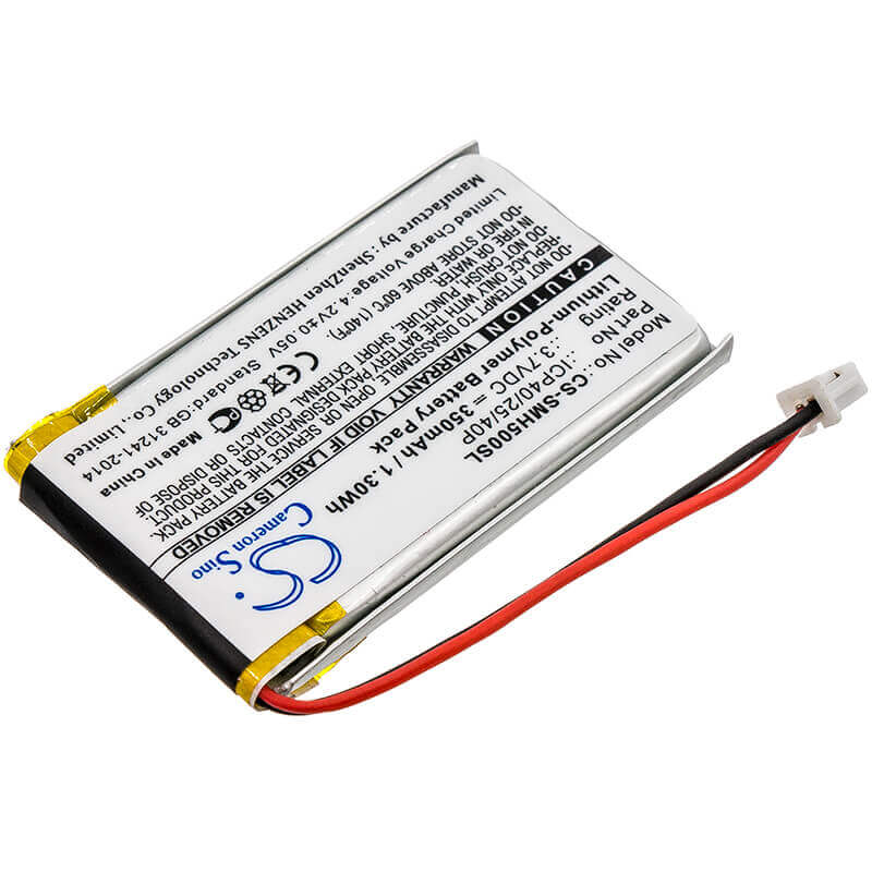 Headset Battery For Sena, Smh-5, 3.7v, 350mah - 1.30wh Wireless Headset Cameron Sino Technology Limited