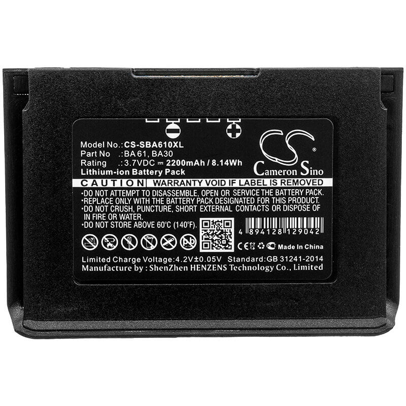3.7V, Li-ion, 2200mAh, Headset battery fits Sennheiser, 504703, Sk9000, Sk9000 Bodypack Transmitters, 8.14Wh Wireless Headset Cameron Sino Technology Limited