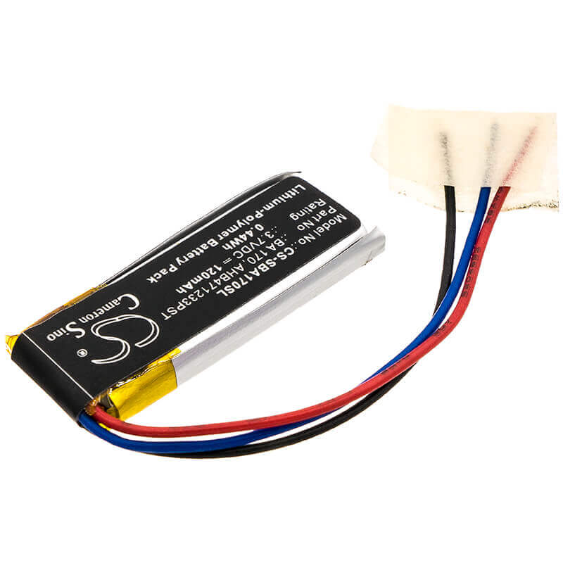 3.7V, Li-Polymer, 120mAh, Headset battery fits Sennheiser, Ahb471233pst, Momentum In-ear, Presnce, 0.44Wh Wireless Headset Cameron Sino Technology Limited