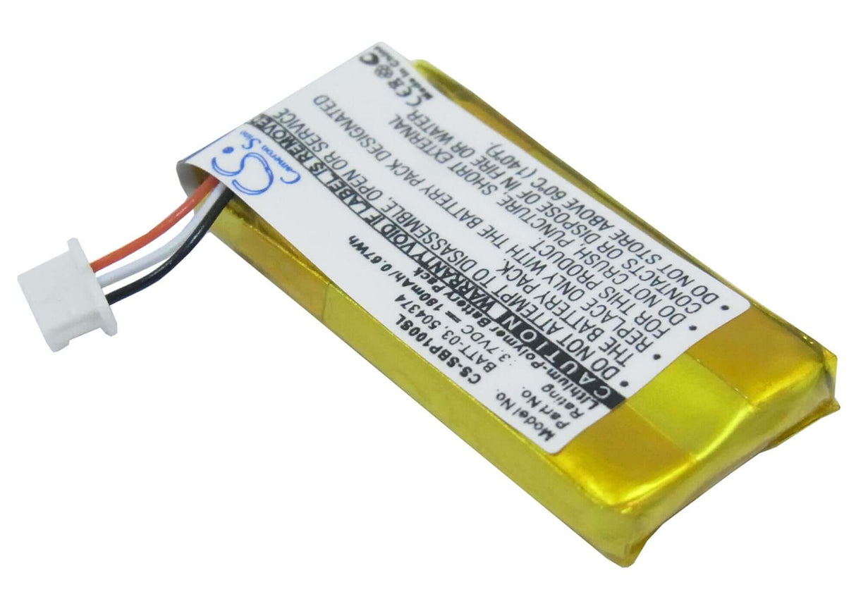BATT-03 Headset Battery For Sennheiser Officerunner, Dw Office, Pro 1 3.7v, 180mah - 0.67wh Wireless Headset Cameron Sino Technology Limited