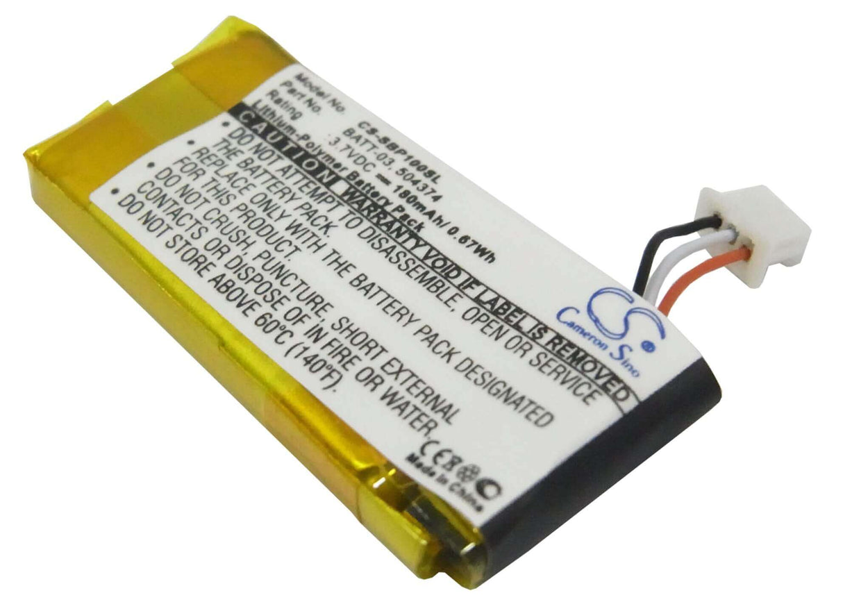 BATT-03 Headset Battery For Sennheiser Officerunner, Dw Office, Pro 1 3.7v, 180mah - 0.67wh Wireless Headset Cameron Sino Technology Limited