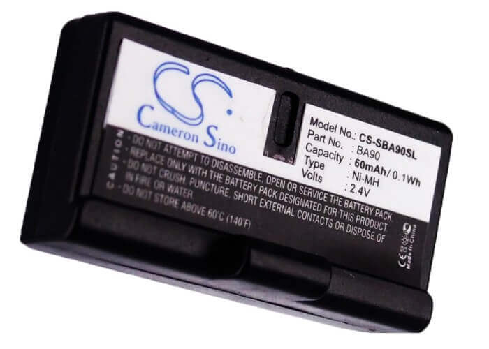 2.4V, Ni-MH, 60mAh, Headset battery fits Sennheiser, Ba90, A100a, Audioport A1, 0.14Wh Wireless Headset Cameron Sino Technology Limited
