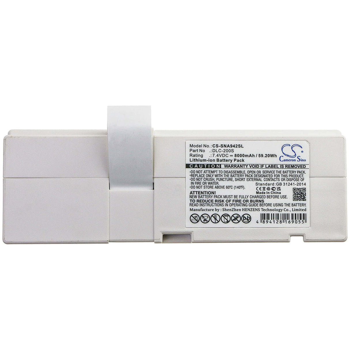 7.4V, Li-ion, 8000mAh, Batterie de modem câble compatible avec Sercomm, Dlc-200s, Na942s, 59.2Wh Modem câble Cameron Sino Technology Limited