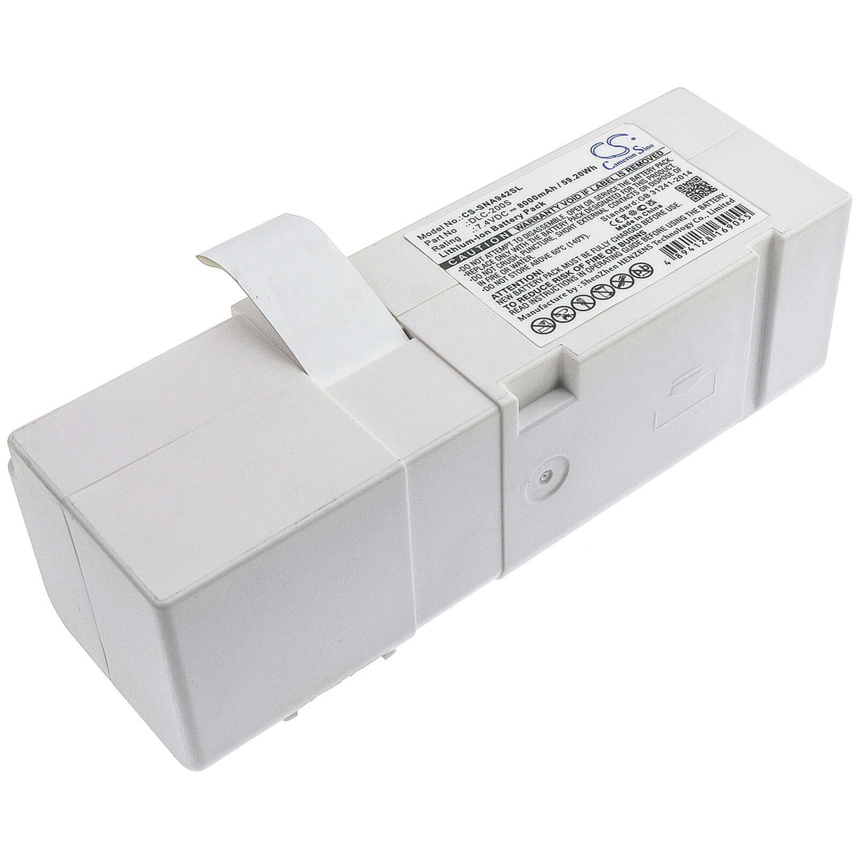 7.4V, Li-ion, 8000mAh, Batterie de modem câble compatible avec Sercomm, Dlc-200s, Na942s, 59.2Wh Modem câble Cameron Sino Technology Limited