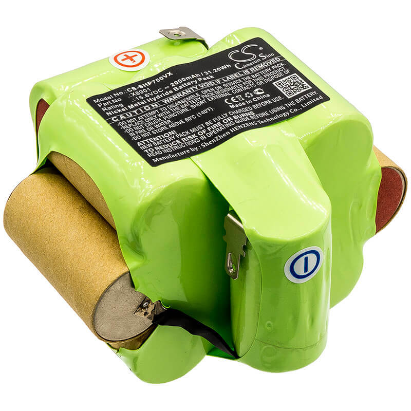 15.6V, Ni-MH, 2000mAh, Vacuum battery fits Shark, 1010fk, Ep750, Ep750m, 31.20Wh Vacuum Cameron Sino Technology Limited