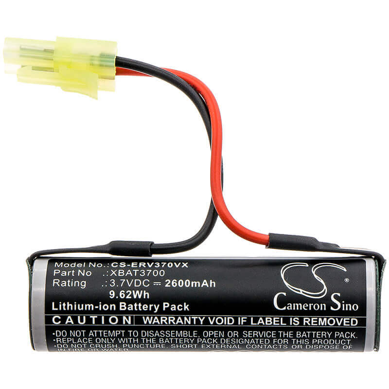3.7V, Li-ion, 2600mAh, Vacuum battery fits Shark, Cordless Rechargeable Hard Flo, V3700 Type 1, V3700uk Type 1, 9.62Wh Vacuum Cameron Sino Technology Limited