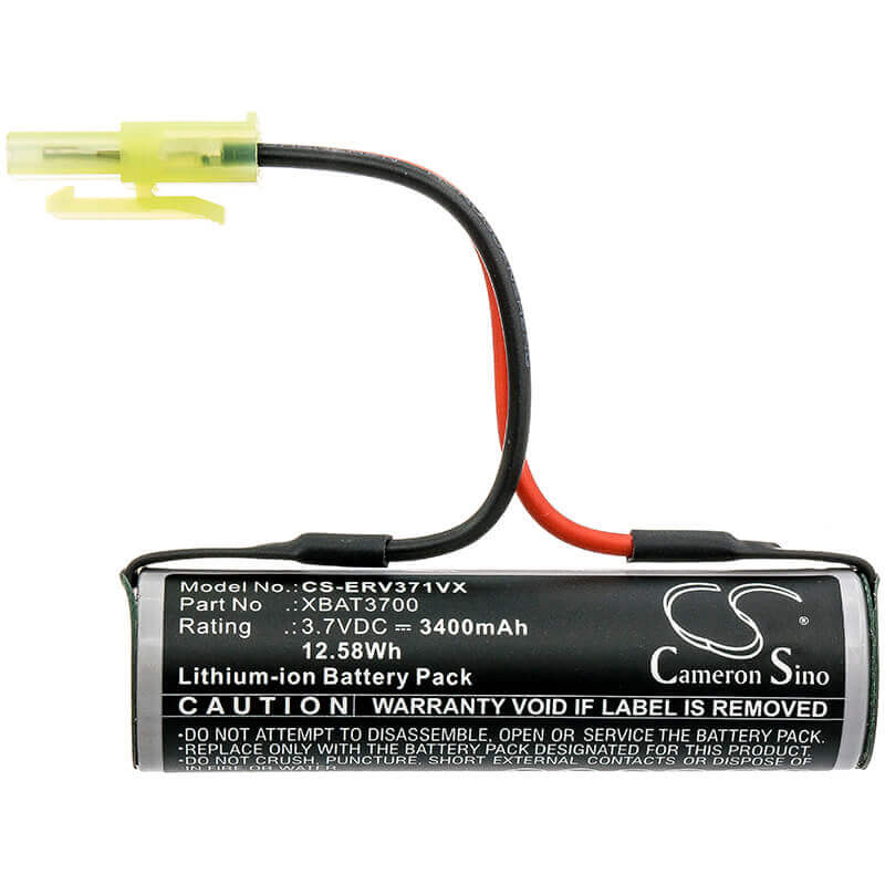 3.7V, Li-ion, 3400mAh, Vacuum battery fits Shark, Cordless Rechargeable Hard Flo, V3700 Type 1, V3700uk Type 1, 12.58Wh Vacuum Cameron Sino Technology Limited