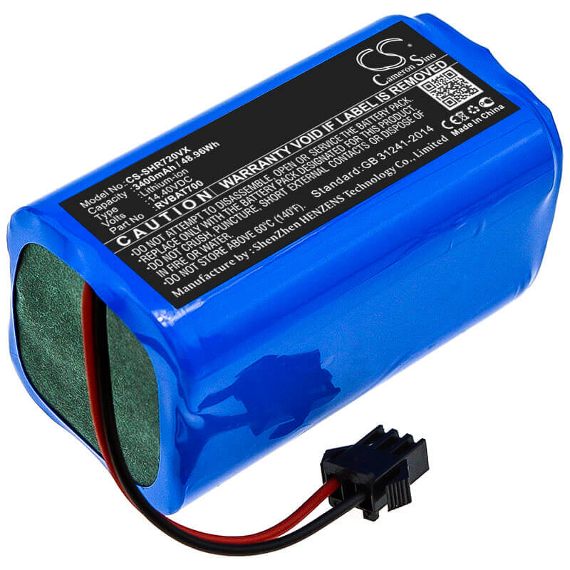 Vacuum battery For Shark, RV700_N ION, Ion Robot 720, Ion Robot 750 14.4v, 3400mah - 48.96wh Vacuum Cameron Sino Technology Limited