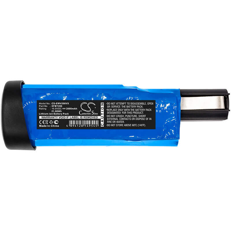 Vacuum battery For Shark, XFBT210 , Wv200, WV210, Wv200uk 10.8v, 2000mah - 21.60wh Vacuum Cameron Sino Technology Limited