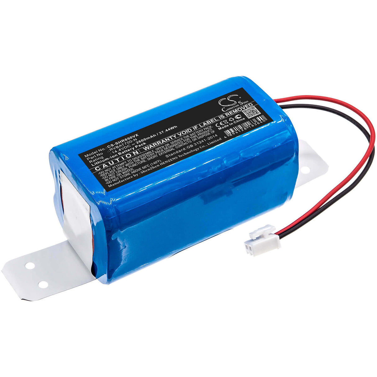 14.4V, Li-ion, 2600mAh, Vacuum battery fits Shark, Rv700_n, Rv720_n, Rv725_n, 37.44Wh Vacuum Cameron Sino Technology Limited