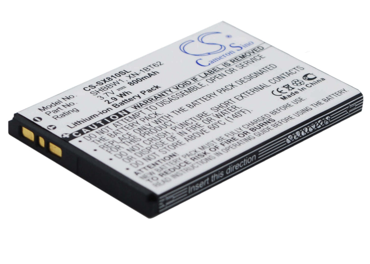 3.7V, Li-ion, 650mAh, SmartPhone battery fits Softbank, Shbbw1, 8010c, 825sh, 2.41Wh Mobile, SmartPhone Cameron Sino Technology Limited (Suspended)