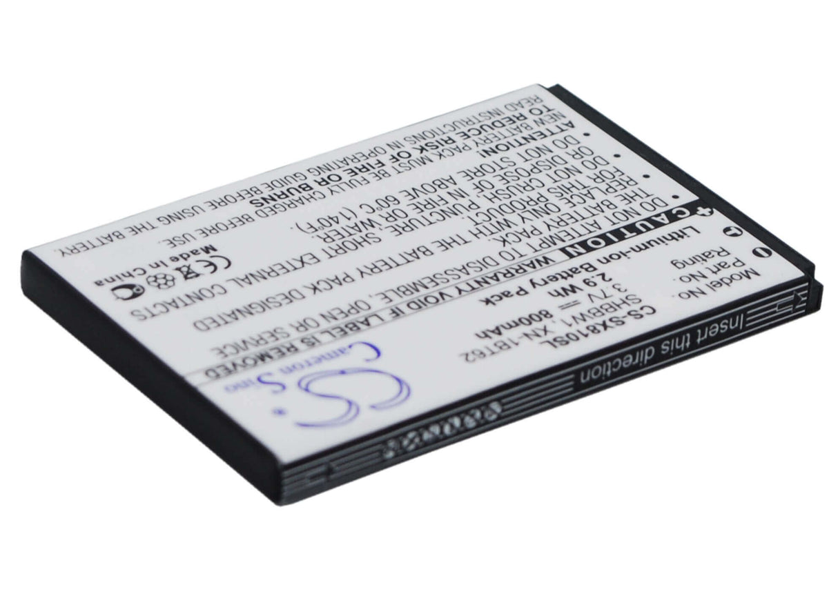 3.7V, Li-ion, 650mAh, SmartPhone battery fits Softbank, Shbbw1, 8010c, 825sh, 2.41Wh Mobile, SmartPhone Cameron Sino Technology Limited (Suspended)