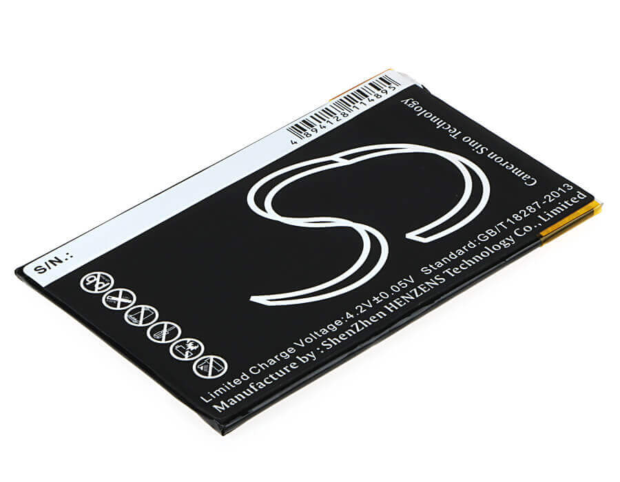 3.7V, Li-Polymer, 3300mAh, Tablet battery fits Sharp, Ubatia211afn3, Aquos Pad, Sht21, 12.21Wh Tablet Cameron Sino Technology Limited