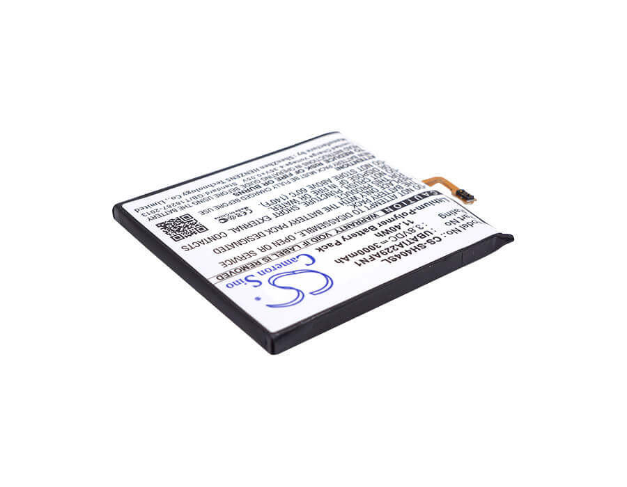 3.8V, Li-Polymer, 3000mAh, SmartPhone battery fits Sharp, Ubatia229afn1, Aquos Shl23, Aquos Xx-y, 11.4Wh Mobile, SmartPhone Cameron Sino Technology Limited (Suspended)