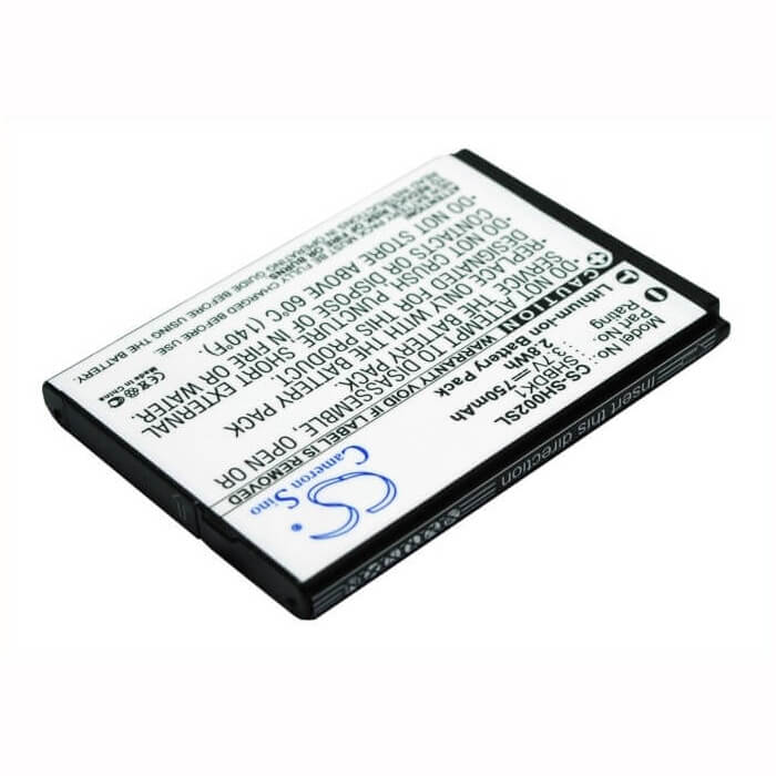 Battery For Sharp Aquos Shot 002sh, 002sh 3.7v, 750mah - 2.78wh Batteries for Electronics Cameron Sino Technology Limited (Suspended)